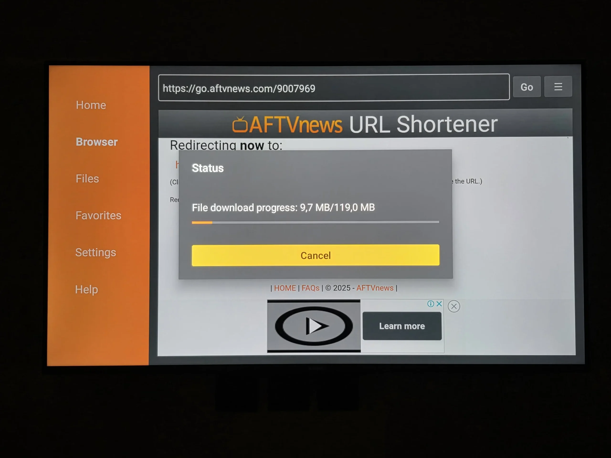 Finalisation de l'installation IRON TV MAX sur Chromecast